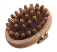 DECORNIJIA Wooden Scalp Massager Comb for Women Natural Beech Wood Hairbrush with Meridian Massage Design Comfortable Smooth Texture for Head Relaxation and Scalp Care Gift