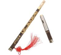 DECORNIJIA Zizhu f Key Bawu Flute Traditional Chinese Bamboo Musical Instrument for Beginners Vertical Ethnic Gourd Flute Suitable for Adults and Children Learning Practice
