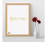 DECORO 14x10 inch Photo Frame, Oak Wood Finish, Picture Poster Frame, Portrait and Landscape Display Picture Frames (Oak, 14x10 inch)