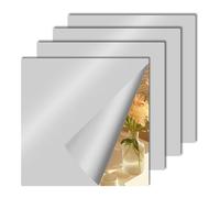 Decoroom Mirror Stickers 20x20cm/4pcs Self Adhesive,Acrylic 2mm