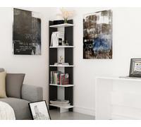 Decorotika Alice Corner Bookcase Black And White
