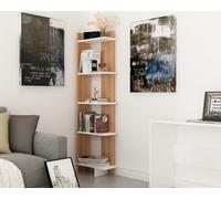 Decorotika Alice Corner Bookcase Black & Oud