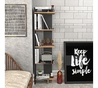 Decorotika Alice Corner Bookcase Black & Oud
