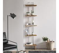 Decorotika Alice Corner Bookcase With Metal Frame
