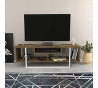Decorotika Astona Tv Stand Tv Unit For Tvs Up To 55 Inch Oak And White