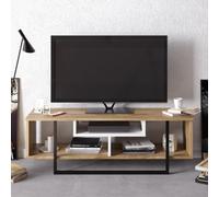 Decorotika Astona Tv Stand Tv Unit For Tvs Up To 55 Inch Oak White And Black