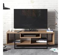 Decorotika Astona Tv Stand Tv Unit For Tvs Up To 55 Inch Walnut And Black