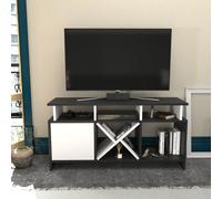 Decorotika Auburn Tv Stand Tv Unit For Tv's Up To 47 Inch Anthracite And White