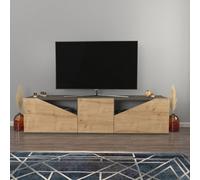 Decorotika Carson Tv Stand Tv Unit For Tv's Up To 72 Inch Wenge Oak