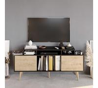 Decorotika Char TV Stand TV Unit for TVs up to 72 inch in Walnut Decorotika Walnut