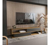 Decorotika Cortez Modern Tv Stand Tv Unit for Tv's up to 72 inch in Ecru Decorotika Ecru