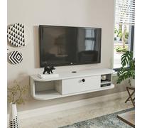 Decorotika Ibarra Modern Floating Tv Stand Tv Unit White