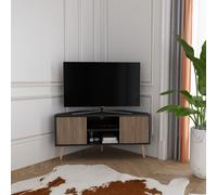Decorotika Lesson 120 cm Corner TV Unit for TVs up to 51" in Light Brown Decorotika Light Brown