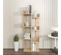 Decorotika Lusia 4-tier Bookcase Shelving Unit in Light Oak Decorotika Light Oak