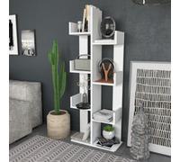 Decorotika Lusia 4-Tier Bookcase Shelving Unit White