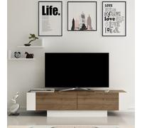 Decorotika Matera Tv Stand For Tvs Up To 60" With 2 Wall Shelves