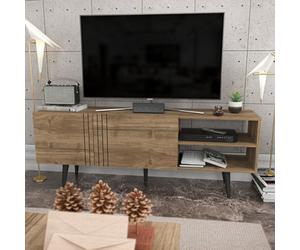 Decorotika Modern Ronas Tv Stand With Storage