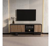 Decorotika Monaco TV Stand TV Unit for TVs up to 59 inches in Walnut Decorotika Walnut