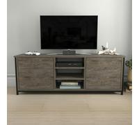 Decorotika Otis Modern Tv Stand TV Cabinet for TV's up to 63" - Black Wenge