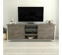 Decorotika Otis Modern Tv Stand TV Cabinet for TV's up to 63" - White Wenge