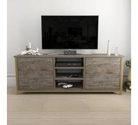 Decorotika Otis Tv Stand For Tv's Up To 63 Inch Wenge Gold