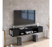 Decorotika Peti Floating Tv Stand Tv Unit Black
