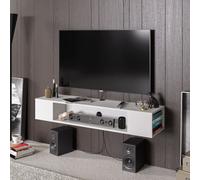 Decorotika Peti Floating Tv Stand Tv Unit White