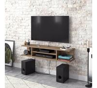 Decorotika Pivot Floating Tv Stand Tv Unit For Tvs Up To 50 Inch Oak