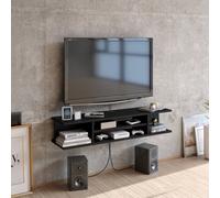 Decorotika Pivot Floating Tv Stand Tv Unit For Tvs Up To 50 Inches Black