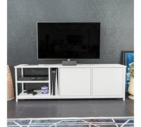 Decorotika Primrose Tv Stand Tv Unit For Tv's Up To 72 Inch White