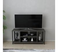 Decorotika Rinaldo Tv Stand Tv Unit For Tv's Up To 63 Inch Black Wenge