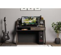 Decorotika Soho Computer Desk Anthracite Wenge