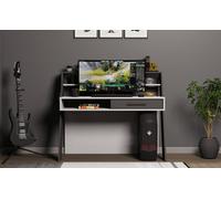 Decorotika Soho Computer Desk White Anthracite