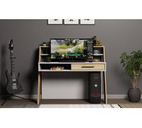 Decorotika Soho Computer Desk White Oak