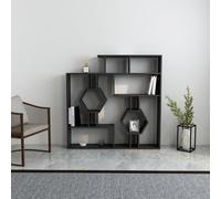 Decorotika Tamara Bookcase Shelving Unit Black