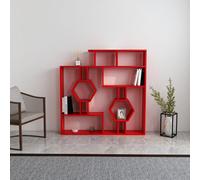 Decorotika Tamara Bookcase Shelving Unit Red