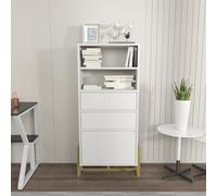 Decorotika - Utopia Bookcase Bookshelf Shelving Unit With 3 Cabinets And 2 Shelves