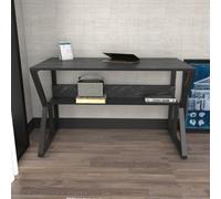 Decorotika Wake Study And Writing Desk Black Marble Effect And Black