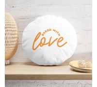 Decorsome Baked With Love Round Cushion