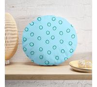 Decorsome Circles Round Cushion