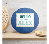 Decorsome Hello, My Name Is Alex Round Cushion