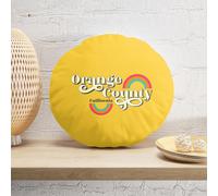 Decorsome Orange County Round Cushion