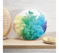 Decorsome Rainbow Smoke Round Cushion
