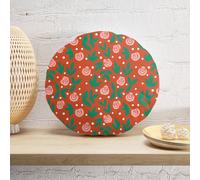 Decorsome Rose Bush Round Cushion
