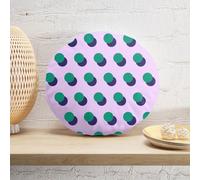 Decorsome Shadowed Circles Round Cushion