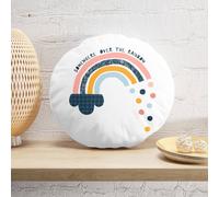 Decorsome Somewhere Over The Rainbow Round Cushion