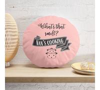 Decorsome What's That Smell? Nan's Cooking Round Cushion