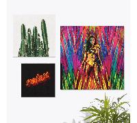 Decorsome x Birds Of Prey Cast Rectangular Canvas - 20x30 inch