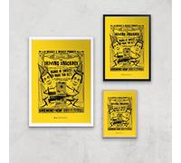 Decorsome x Harry Potter Skiving Giclee Art Print - A2 - Print Only