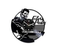 DecorStudioUA Wall Clock Vintage Elvis Presley Gift for Man 12 inch Clock Vinyl Clock Elvis Presley Elvis Presley Clock Elvis Presley Vinyl Record Wall Clock Elvis Presley Gift LP Clock
